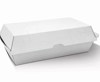 Snack Box - Large / White Corrugated / Plain 200pc/ctn